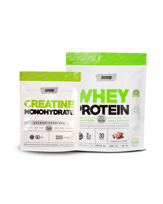 Combo Star Nutrition - Creatina 300g + Proteina 907g
