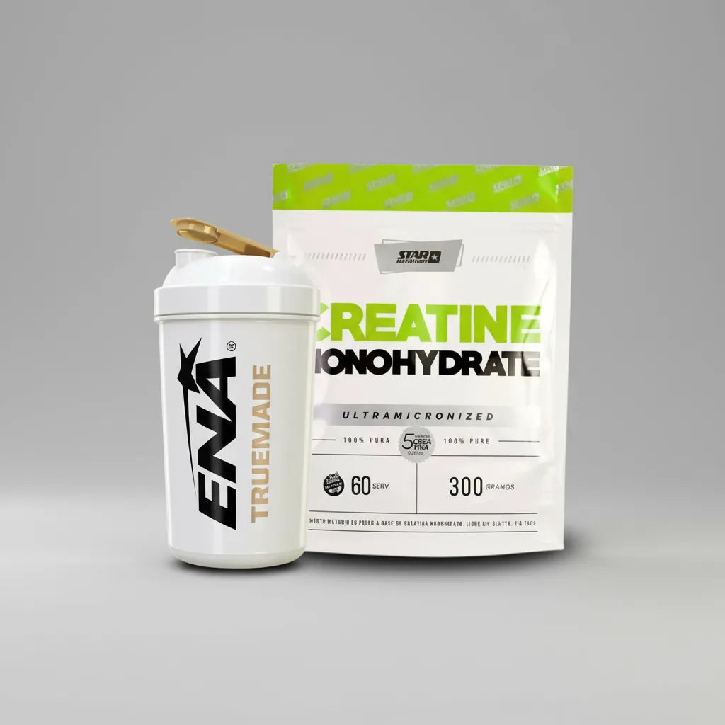 Combo Star Nutrition - Creatina 300g + Vaso Shaker ENA